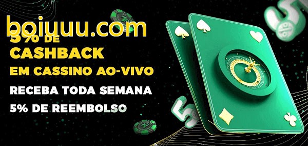 Promoções do cassino ao Vivo boiuuu.com